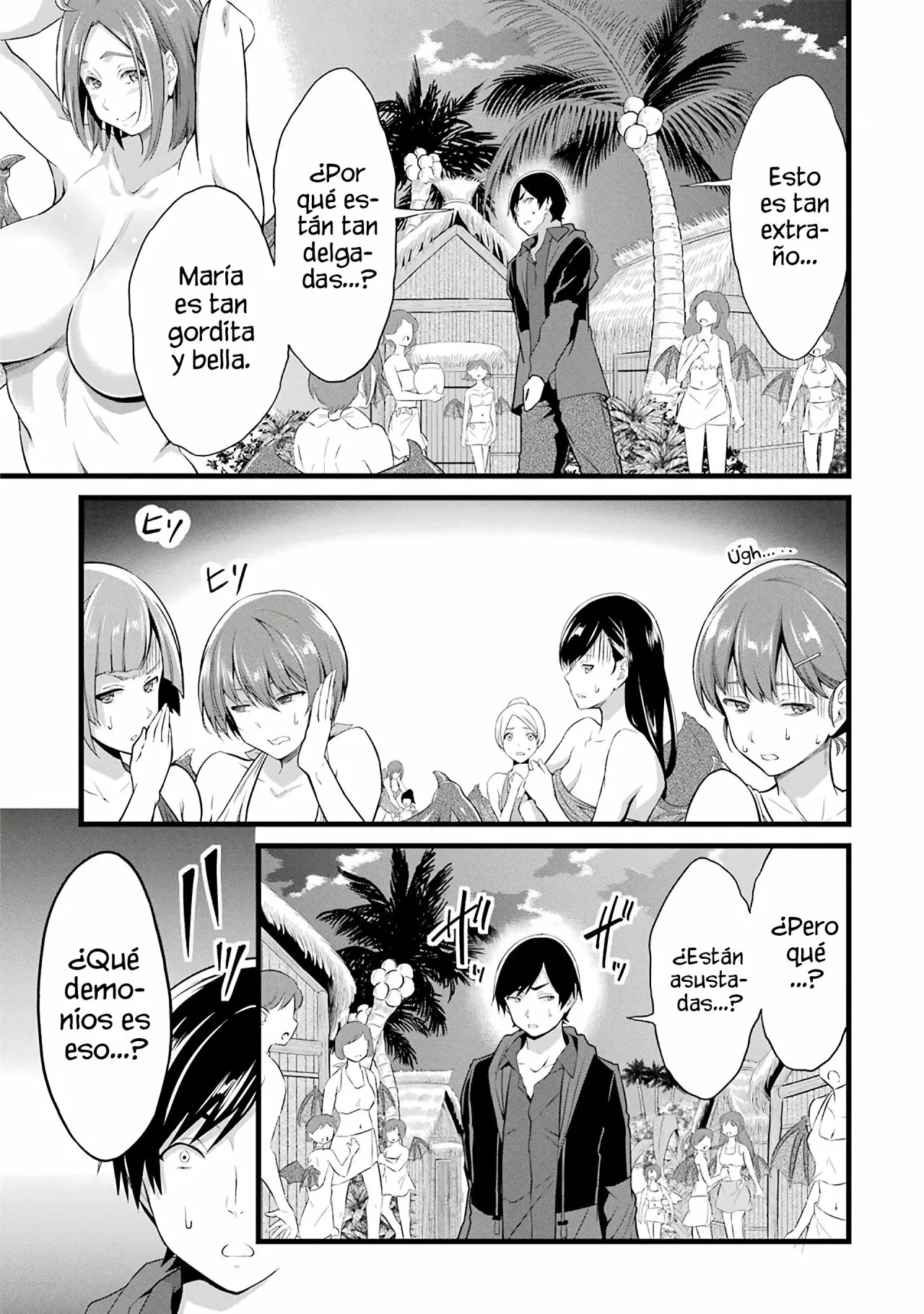 Yuru Fuwa Noka No Moji Bake Skill Capitulo 16: La isla de las súcubos y el emperador de la noche página 15