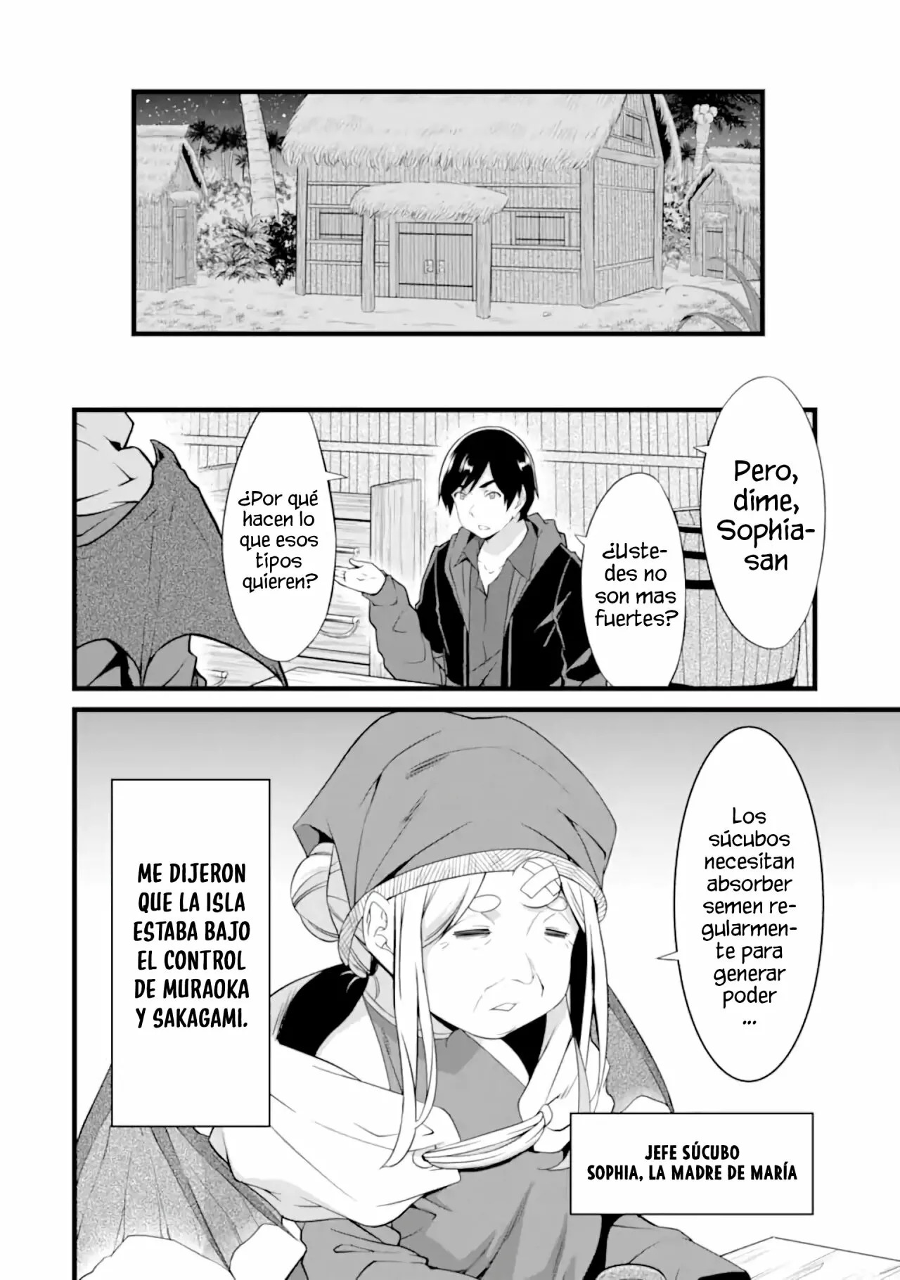 Yuru Fuwa Noka No Moji Bake Skill Capitulo 16: La isla de las súcubos y el emperador de la noche página 29