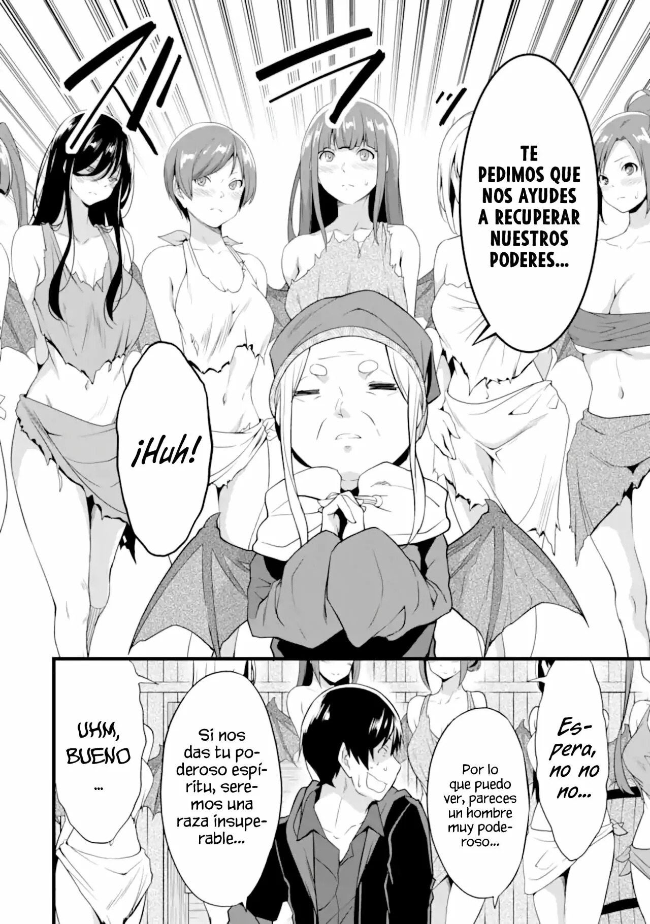 Yuru Fuwa Noka No Moji Bake Skill Capitulo 16: La isla de las súcubos y el emperador de la noche página 33