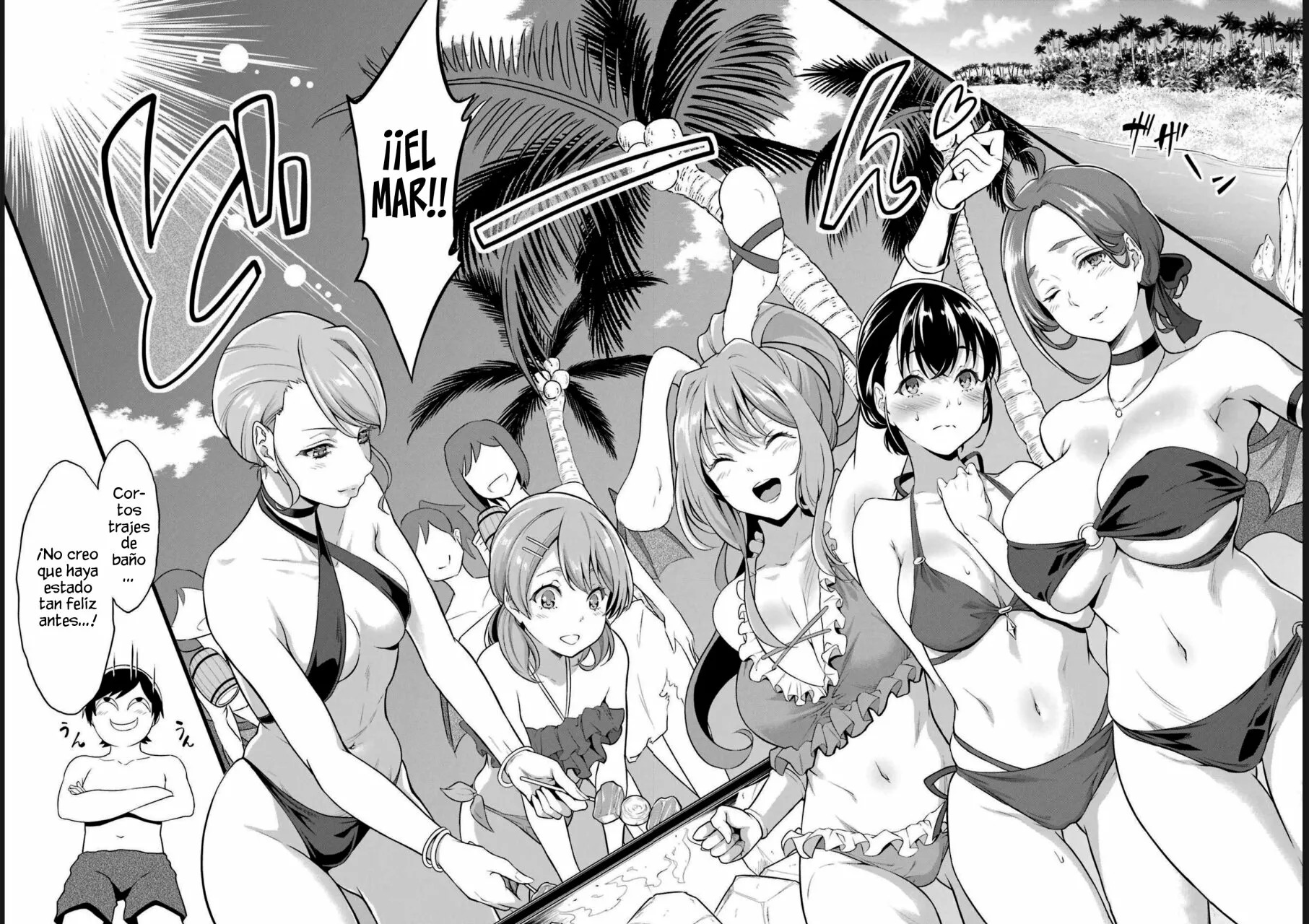 Yuru Fuwa Noka No Moji Bake Skill Capitulo 17: Barbacoa con la jefa súcubo página 33
