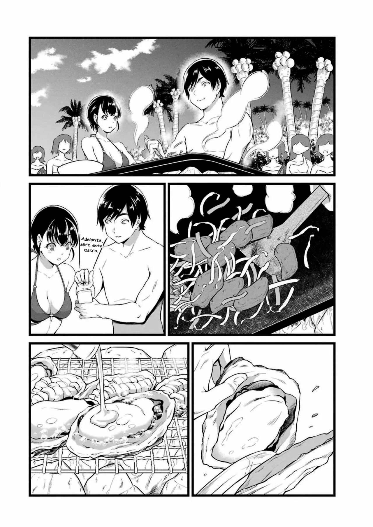 Yuru Fuwa Noka No Moji Bake Skill Capitulo 17: Barbacoa con la jefa súcubo página 40