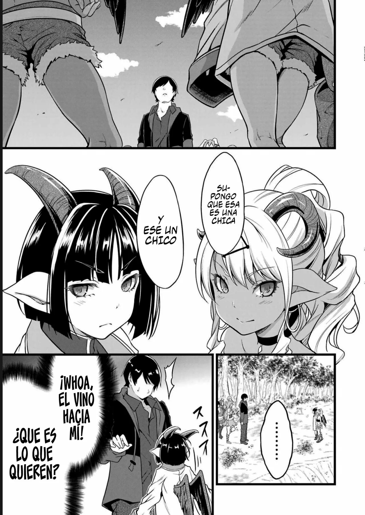 Yuru Fuwa Noka No Moji Bake Skill Capitulo 18.1: El familiar del Señor Demonio Parte 1 página 13