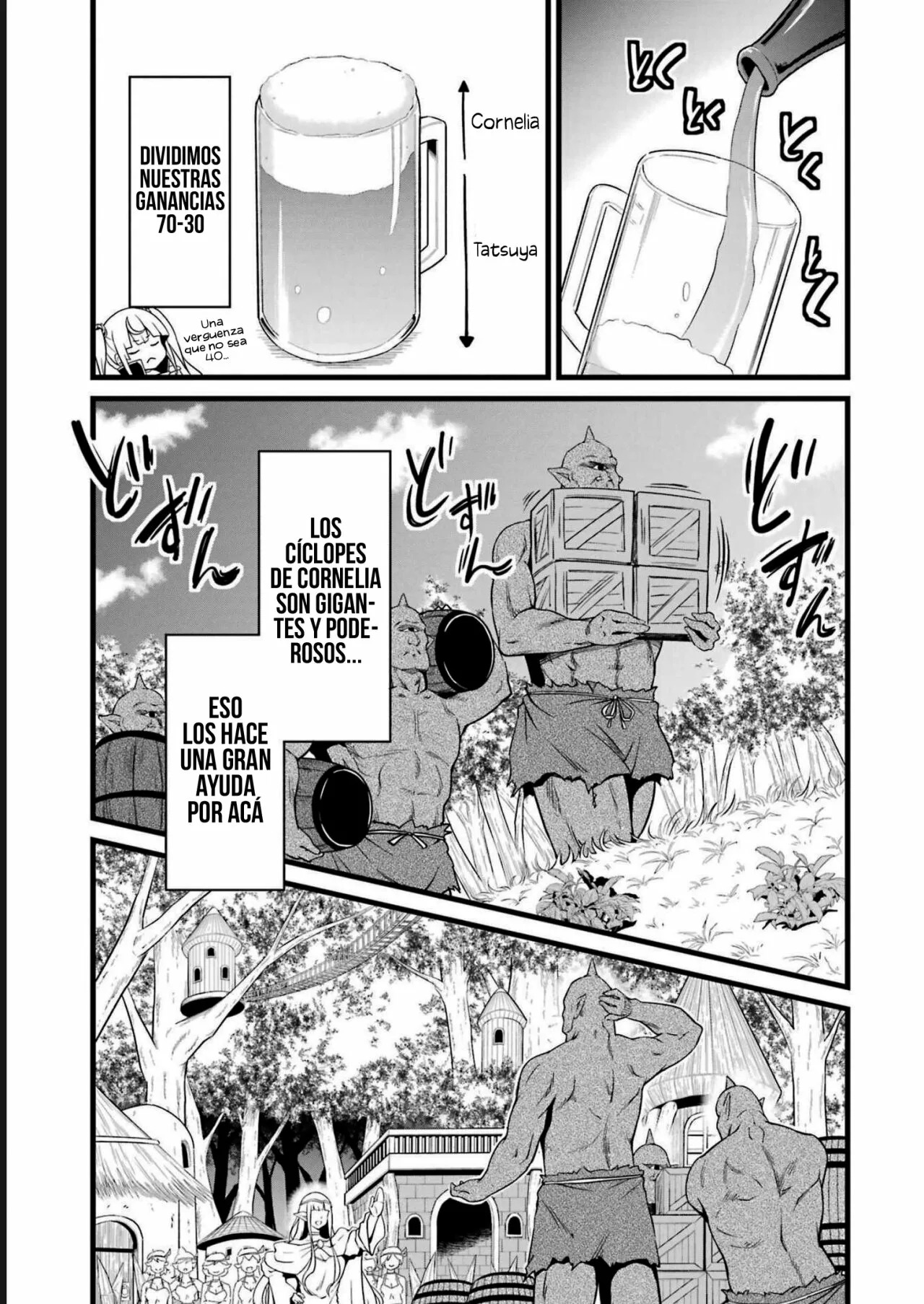 Yuru Fuwa Noka No Moji Bake Skill Capitulo 18.1: El familiar del Señor Demonio Parte 1 página 7