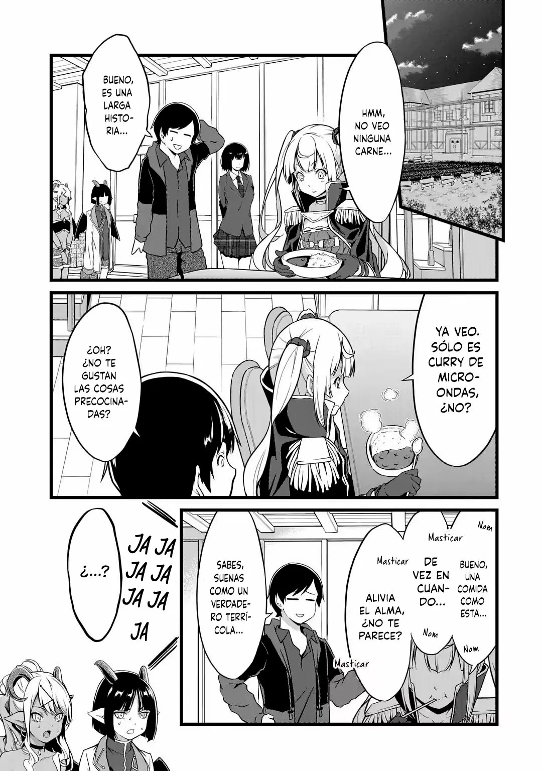 Yuru Fuwa Noka No Moji Bake Skill Capitulo 19.1: La prueba familiar y la preparación del curry Parte 1 página 17