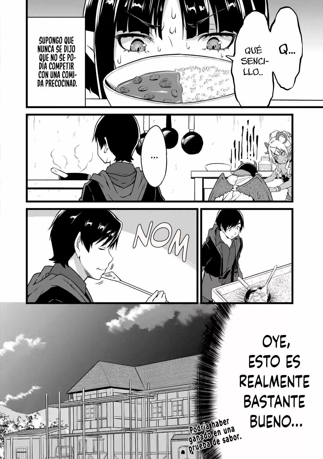 Yuru Fuwa Noka No Moji Bake Skill Capitulo 19.1: La prueba familiar y la preparación del curry Parte 1 página 8
