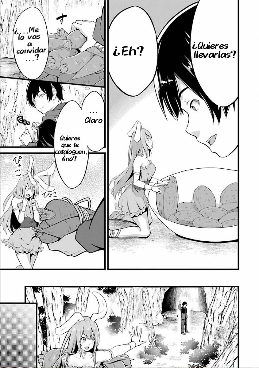 Yuru Fuwa Noka No Moji Bake Skill Capitulo 2: Conejas de bolsillo página 10