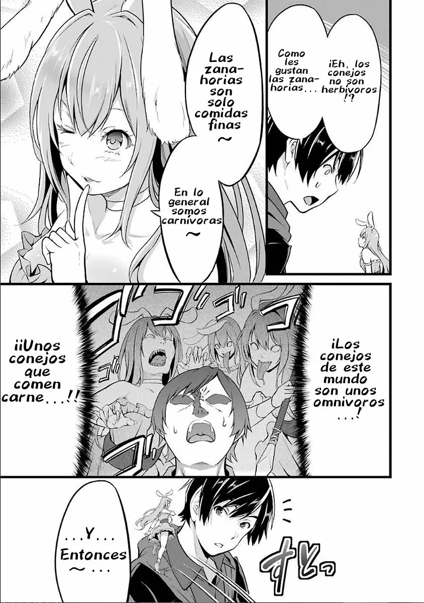 Yuru Fuwa Noka No Moji Bake Skill Capitulo 2: Conejas de bolsillo página 16