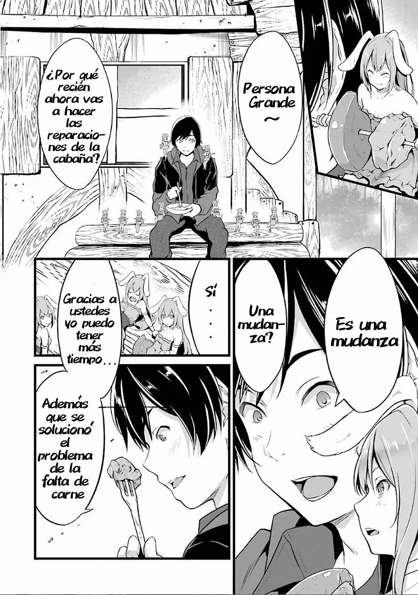 Yuru Fuwa Noka No Moji Bake Skill Capitulo 2: Conejas de bolsillo página 25