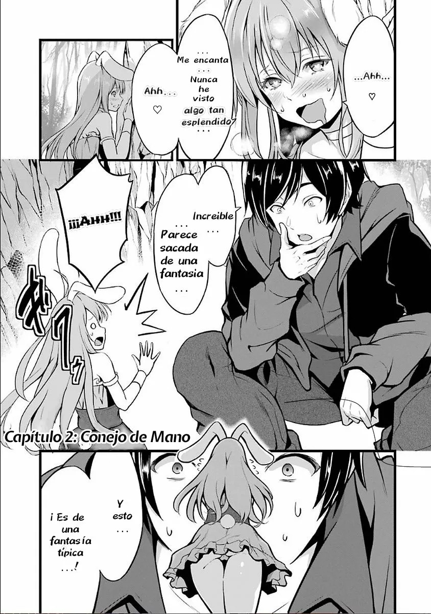 Yuru Fuwa Noka No Moji Bake Skill Capitulo 2: Conejas de bolsillo página 4