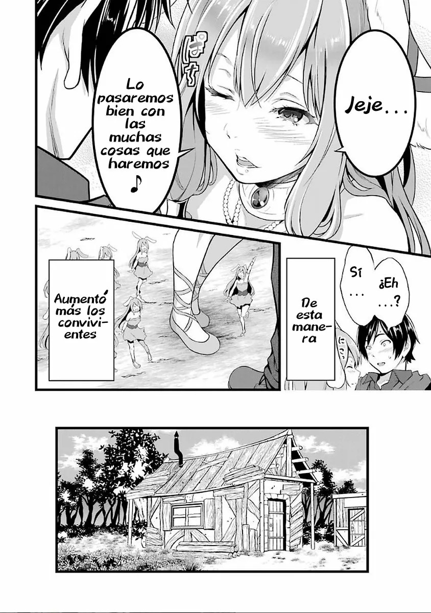 Yuru Fuwa Noka No Moji Bake Skill Capitulo 2: Conejas de bolsillo página 43