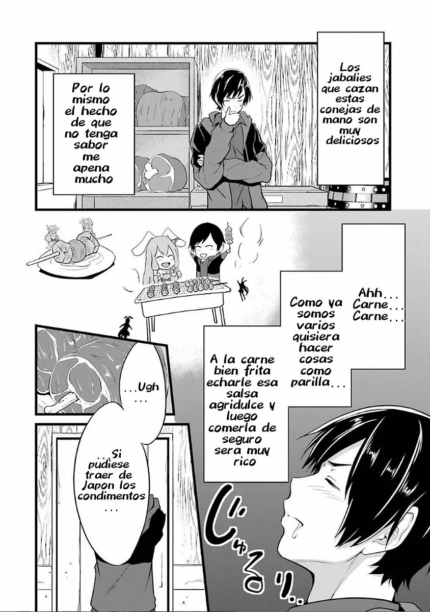 Yuru Fuwa Noka No Moji Bake Skill Capitulo 2: Conejas de bolsillo página 45