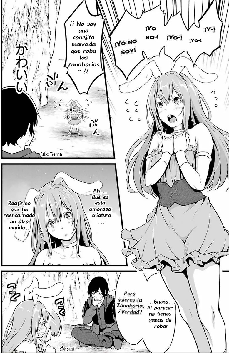 Yuru Fuwa Noka No Moji Bake Skill Capitulo 2: Conejas de bolsillo página 5