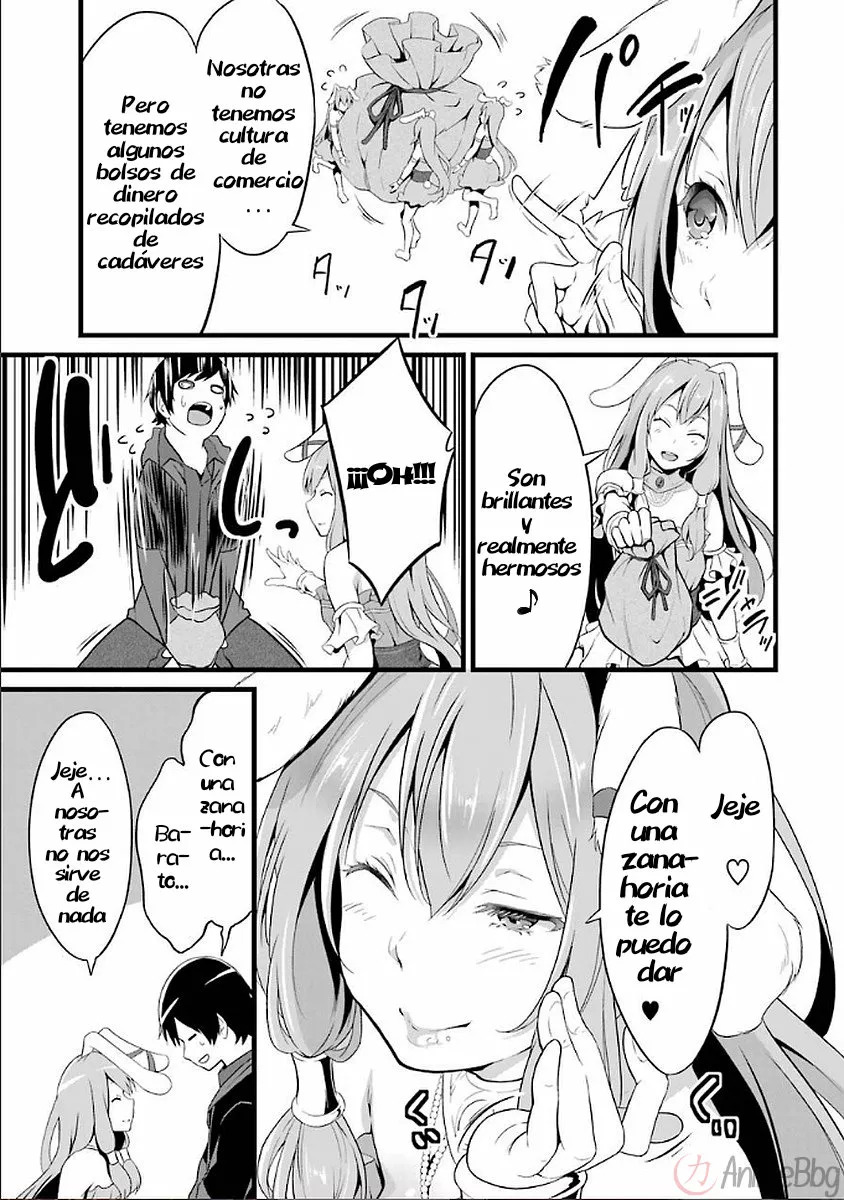 Yuru Fuwa Noka No Moji Bake Skill Capitulo 2: Conejas de bolsillo página 52