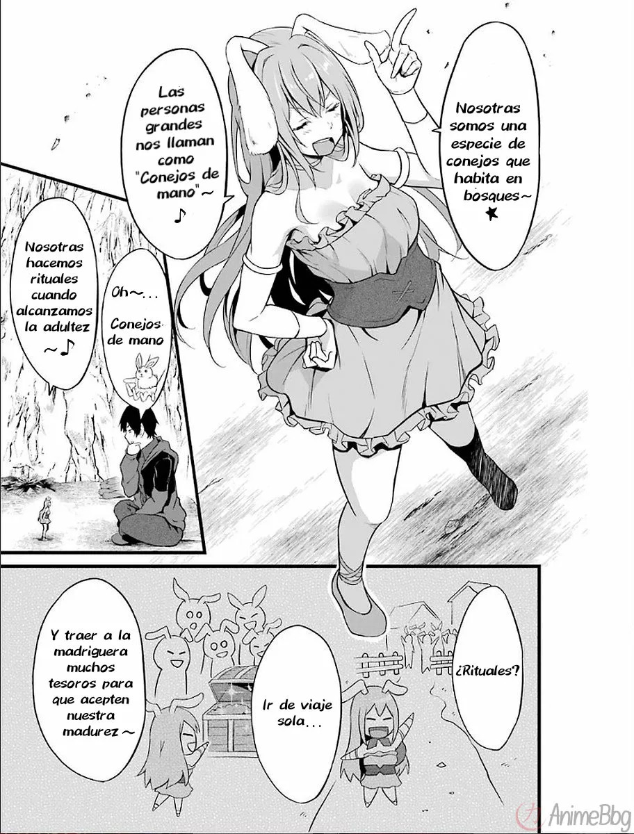 Yuru Fuwa Noka No Moji Bake Skill Capitulo 2: Conejas de bolsillo página 6