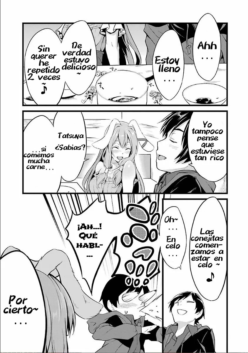Yuru Fuwa Noka No Moji Bake Skill Capitulo 2: Conejas de bolsillo página 60