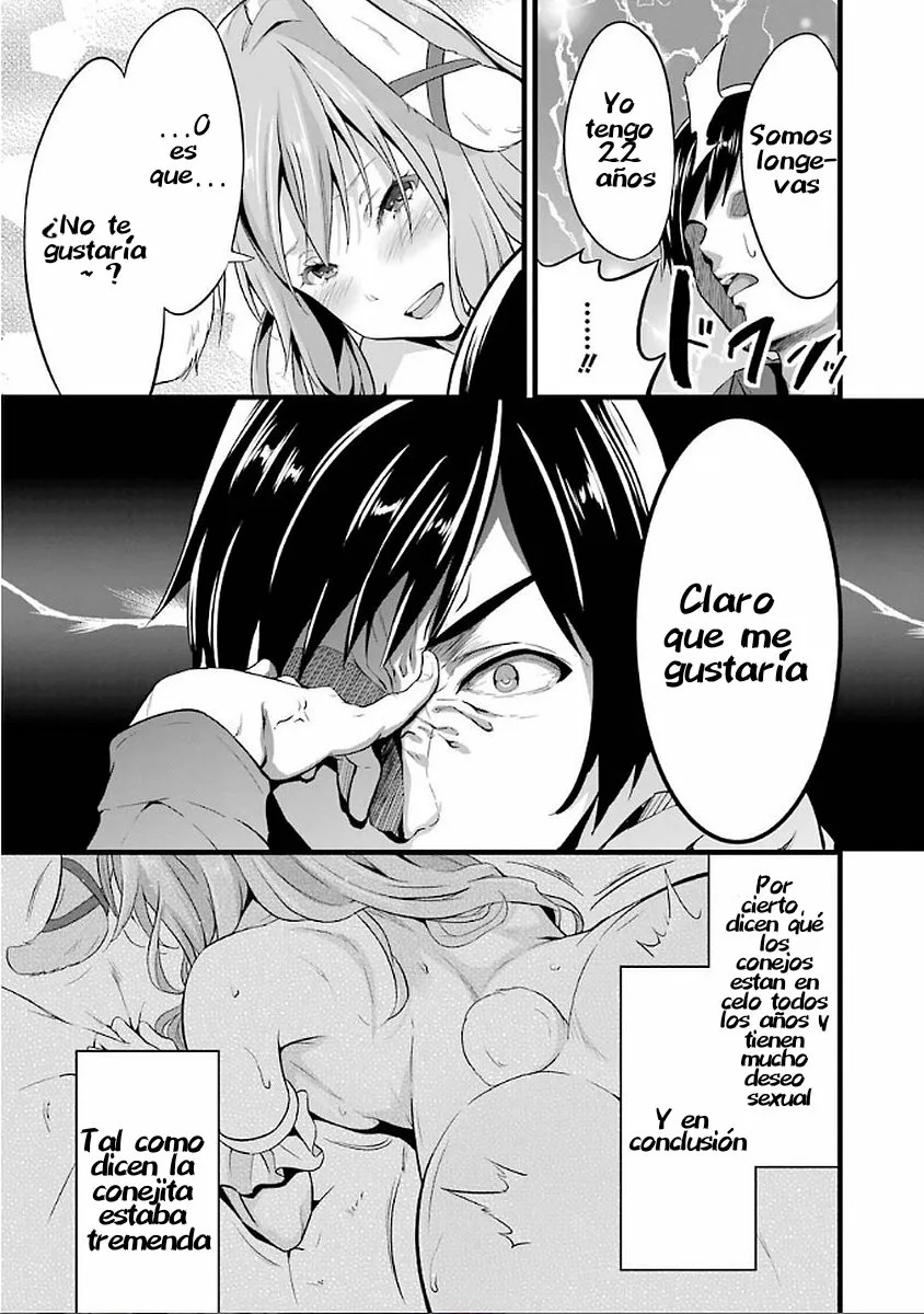 Yuru Fuwa Noka No Moji Bake Skill Capitulo 2: Conejas de bolsillo página 63