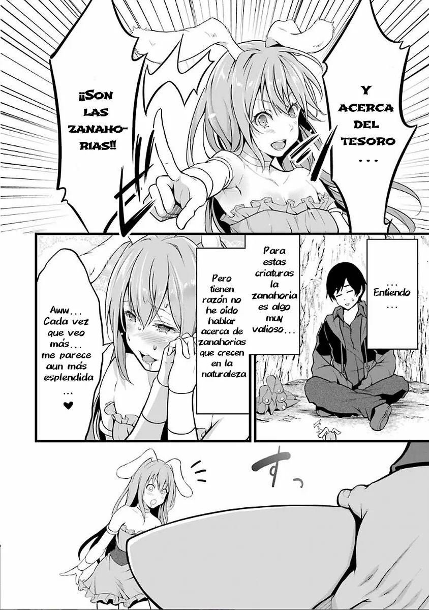 Yuru Fuwa Noka No Moji Bake Skill Capitulo 2: Conejas de bolsillo página 7
