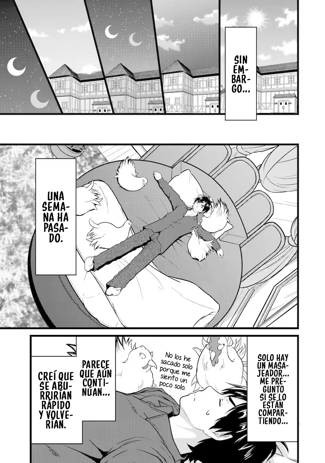 Yuru Fuwa Noka No Moji Bake Skill Capitulo 21.1: El masajeador y una nueva hablidad Parte 1 página 9