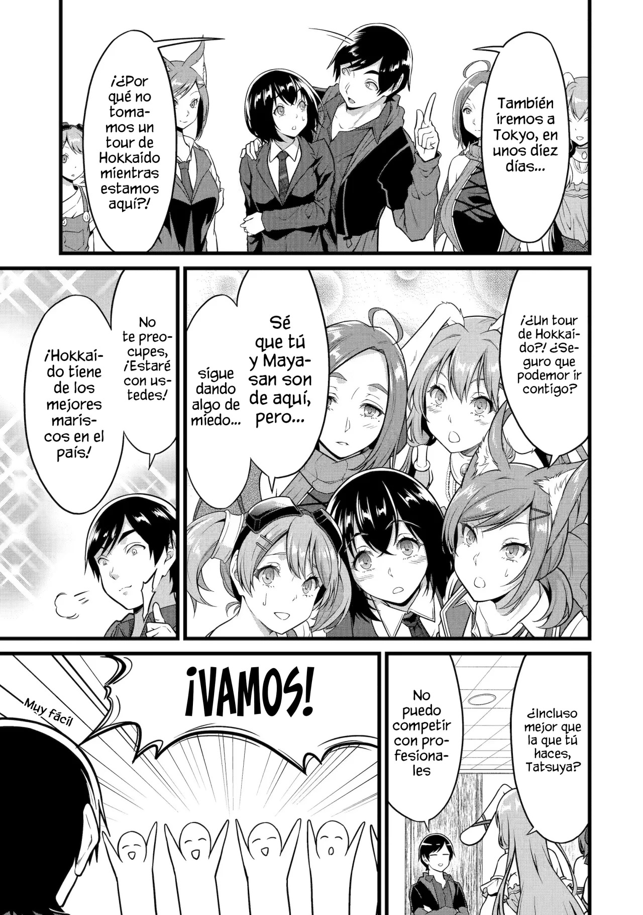 Yuru Fuwa Noka No Moji Bake Skill Capitulo 22.1: Arroz japonés y las carreras Parte 1 página 17