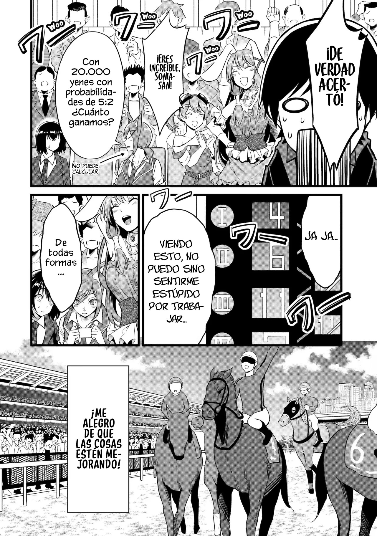 Yuru Fuwa Noka No Moji Bake Skill Capitulo 22.2: Arroz japones y carreras Parte 2 página 9