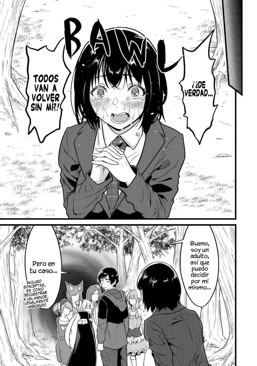 Yuru Fuwa Noka No Moji Bake Skill Capitulo 24.3: El lado oscuro de Japón y un adiós Parte 3 página 3