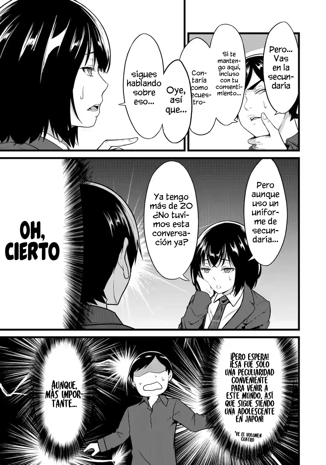 Yuru Fuwa Noka No Moji Bake Skill Capitulo 24.4: El lado oscuro de Japón y un adiós Parte 4 página 6