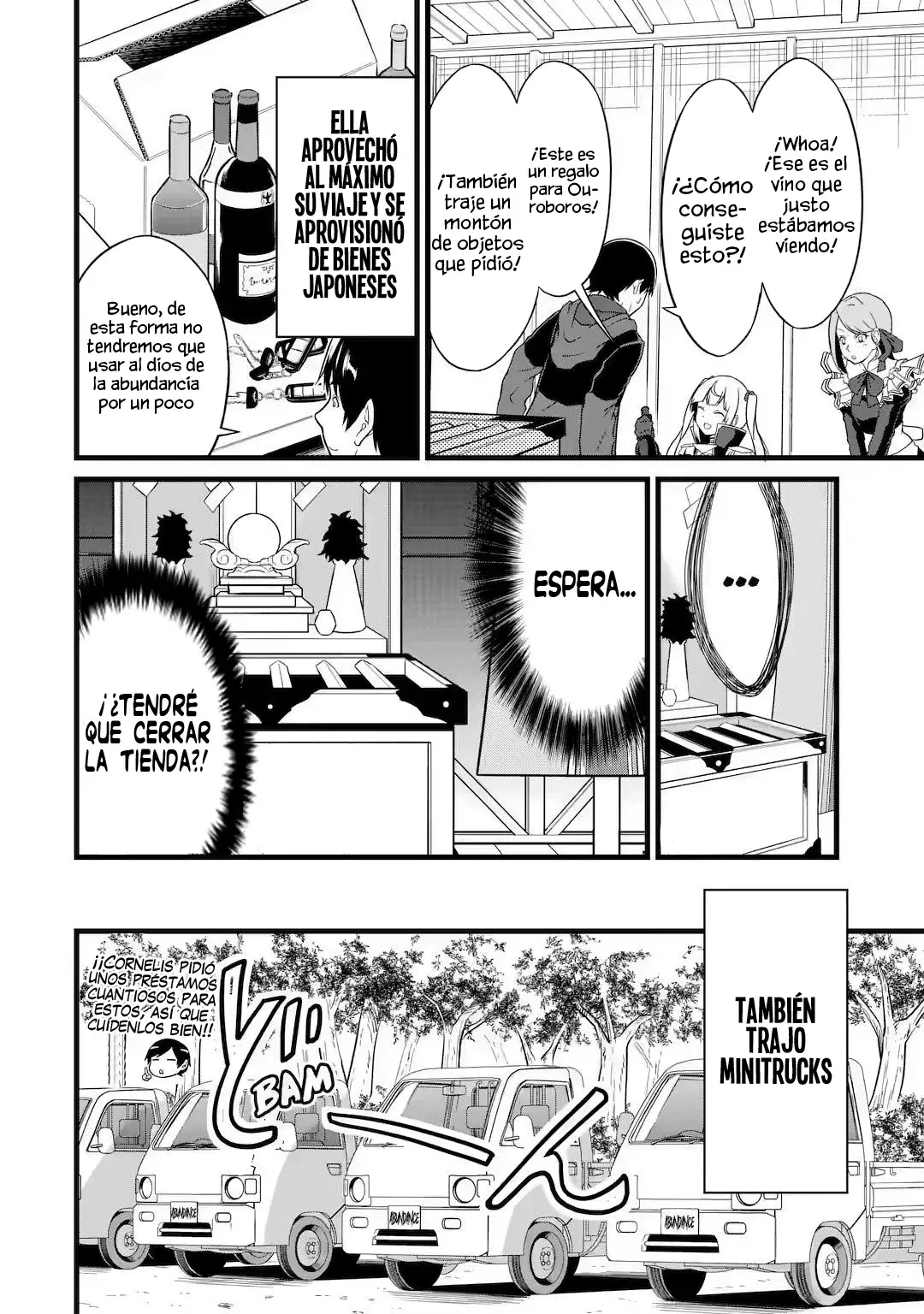 Yuru Fuwa Noka No Moji Bake Skill Capitulo 25.1: Ángeles y el rey demonio de los caramelos baratos Parte 1 página 6