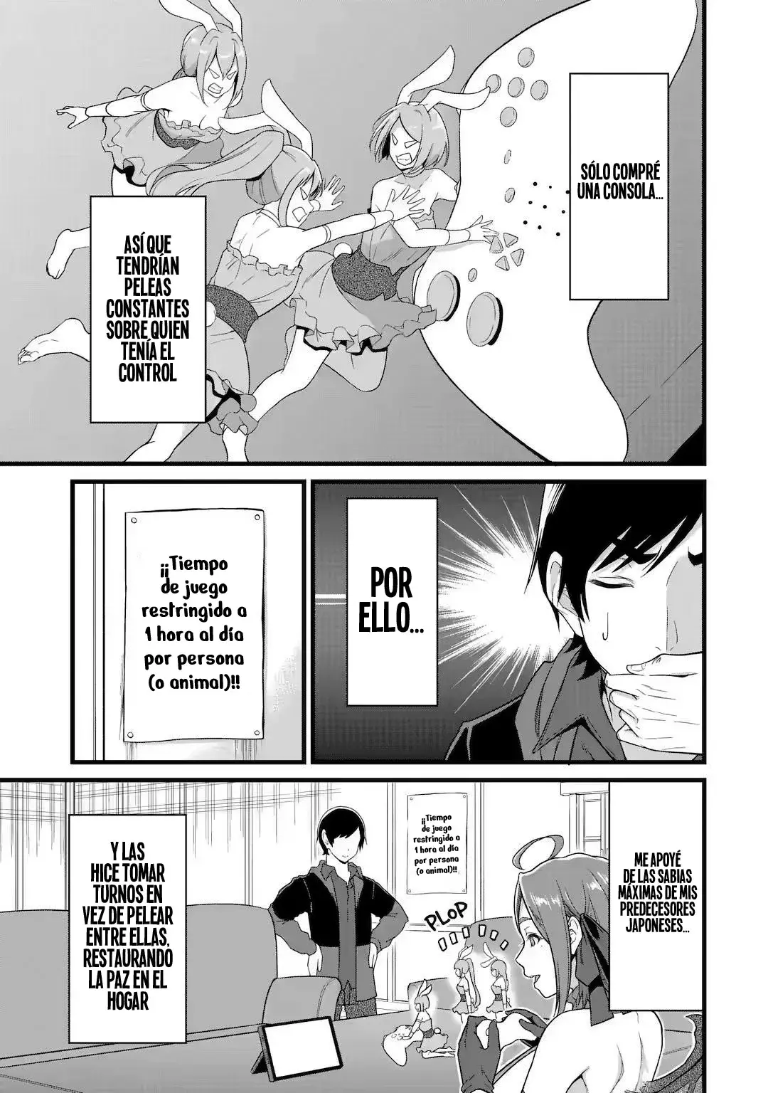 Yuru Fuwa Noka No Moji Bake Skill Capitulo 25.1: Ángeles y el rey demonio de los caramelos baratos Parte 1 página 9