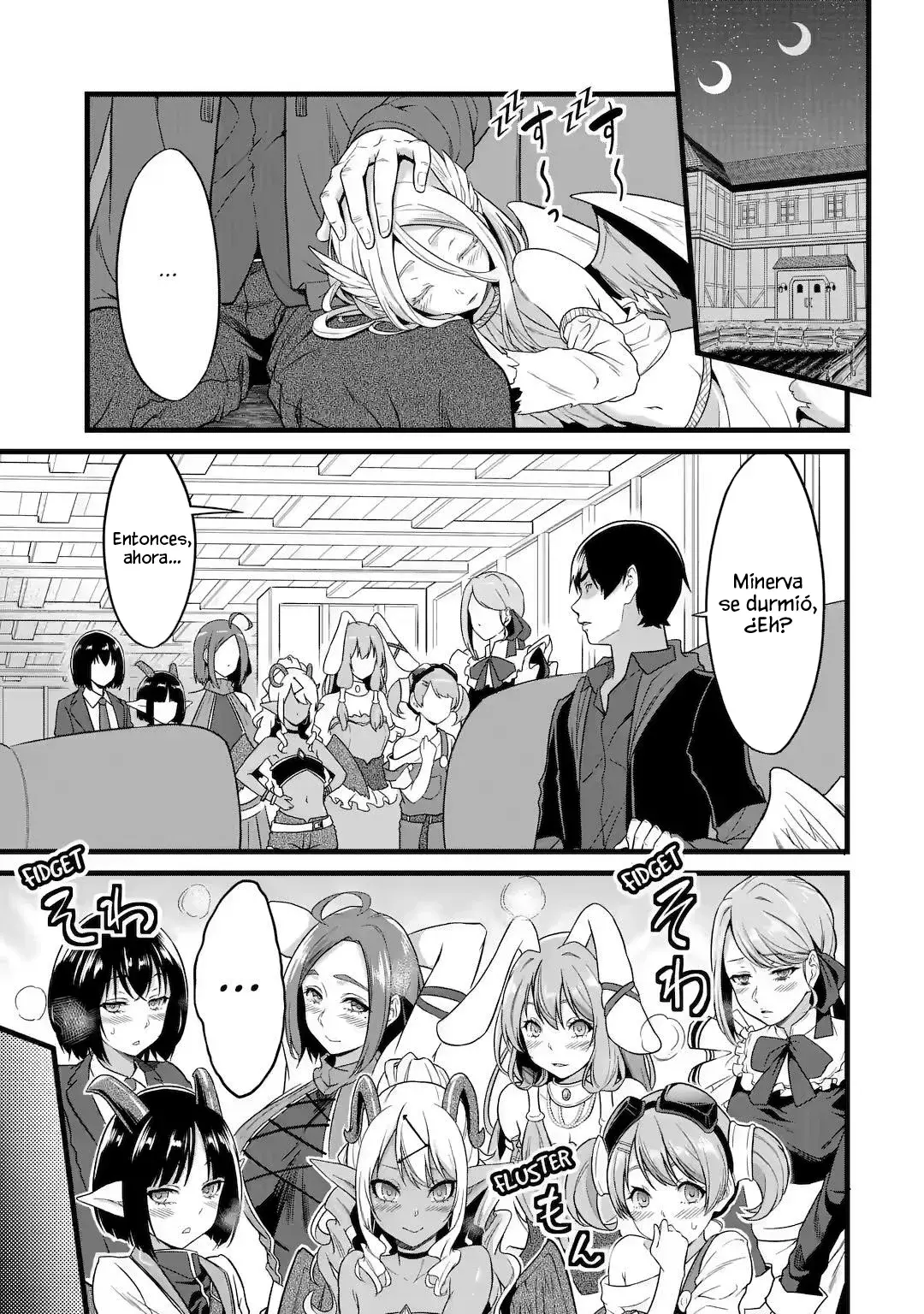 Yuru Fuwa Noka No Moji Bake Skill Capitulo 25.2: Ángeles y el rey demonio de los caramelos baratos Parte 2 página 11