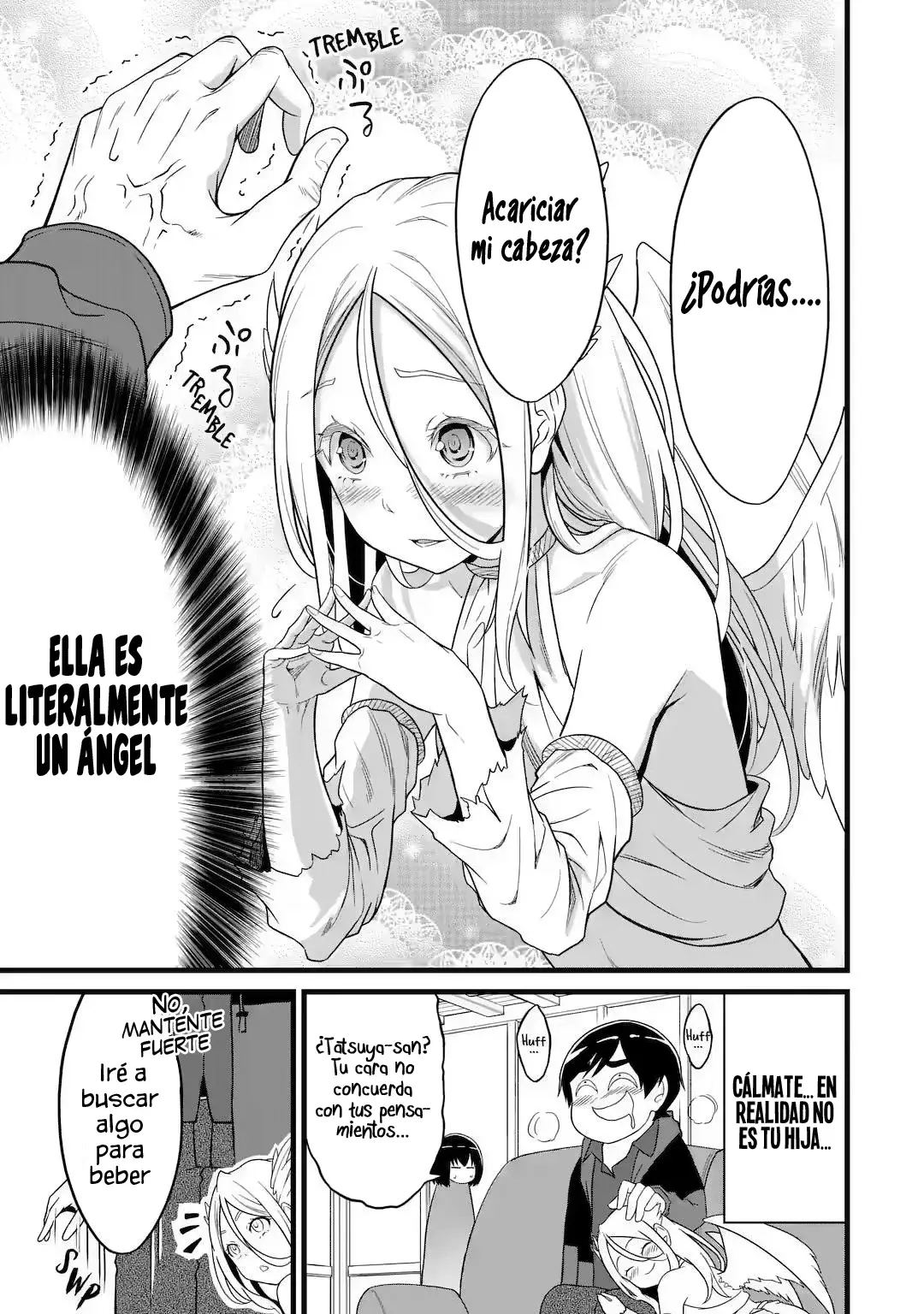 Yuru Fuwa Noka No Moji Bake Skill Capitulo 25.2: Ángeles y el rey demonio de los caramelos baratos Parte 2 página 9