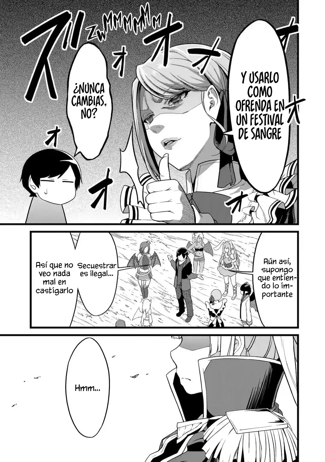Yuru Fuwa Noka No Moji Bake Skill Capitulo 25.3: Ángeles y el rey demonio de los caramelos baratos Parte 3 página 10