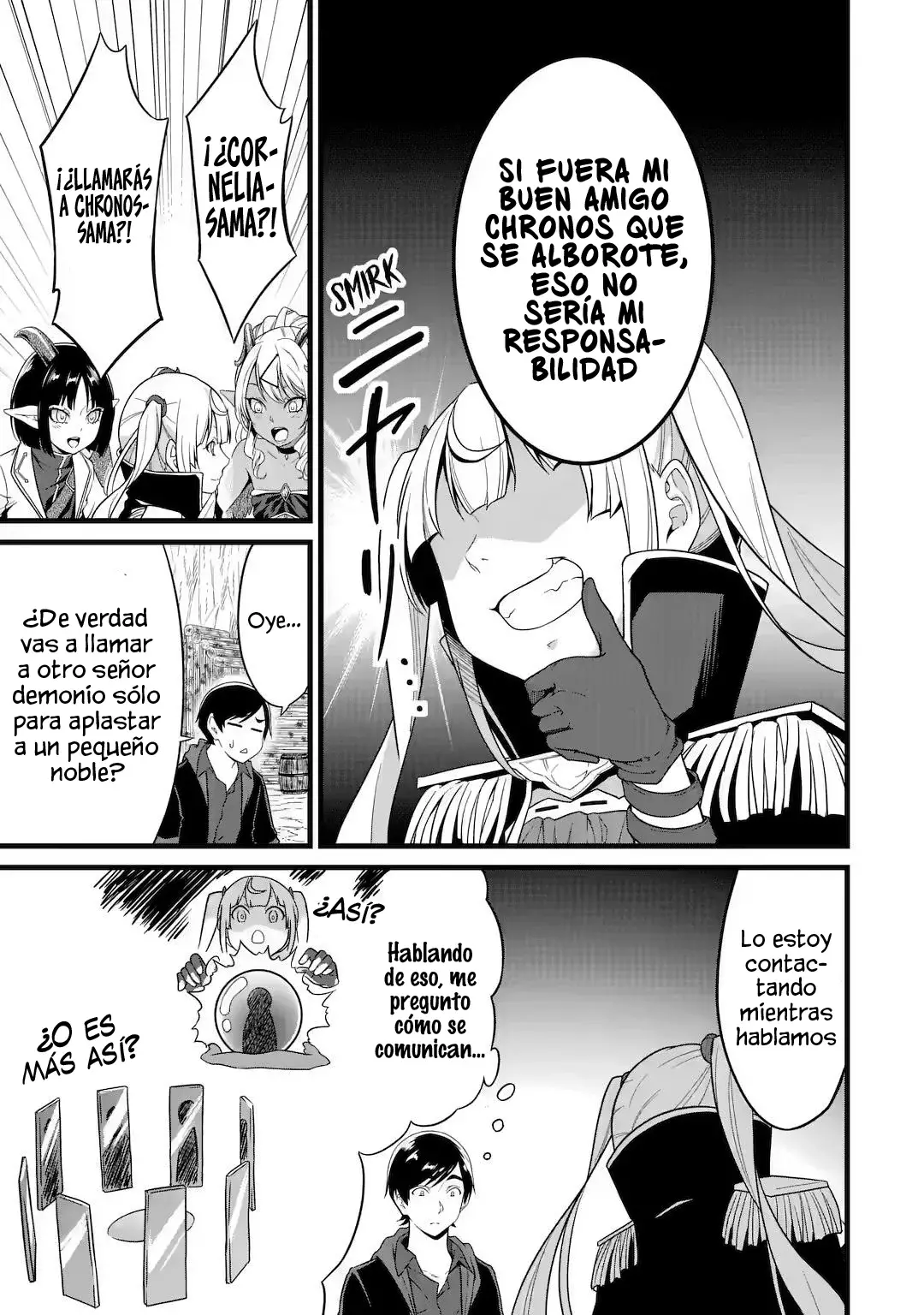 Yuru Fuwa Noka No Moji Bake Skill Capitulo 25.3: Ángeles y el rey demonio de los caramelos baratos Parte 3 página 12