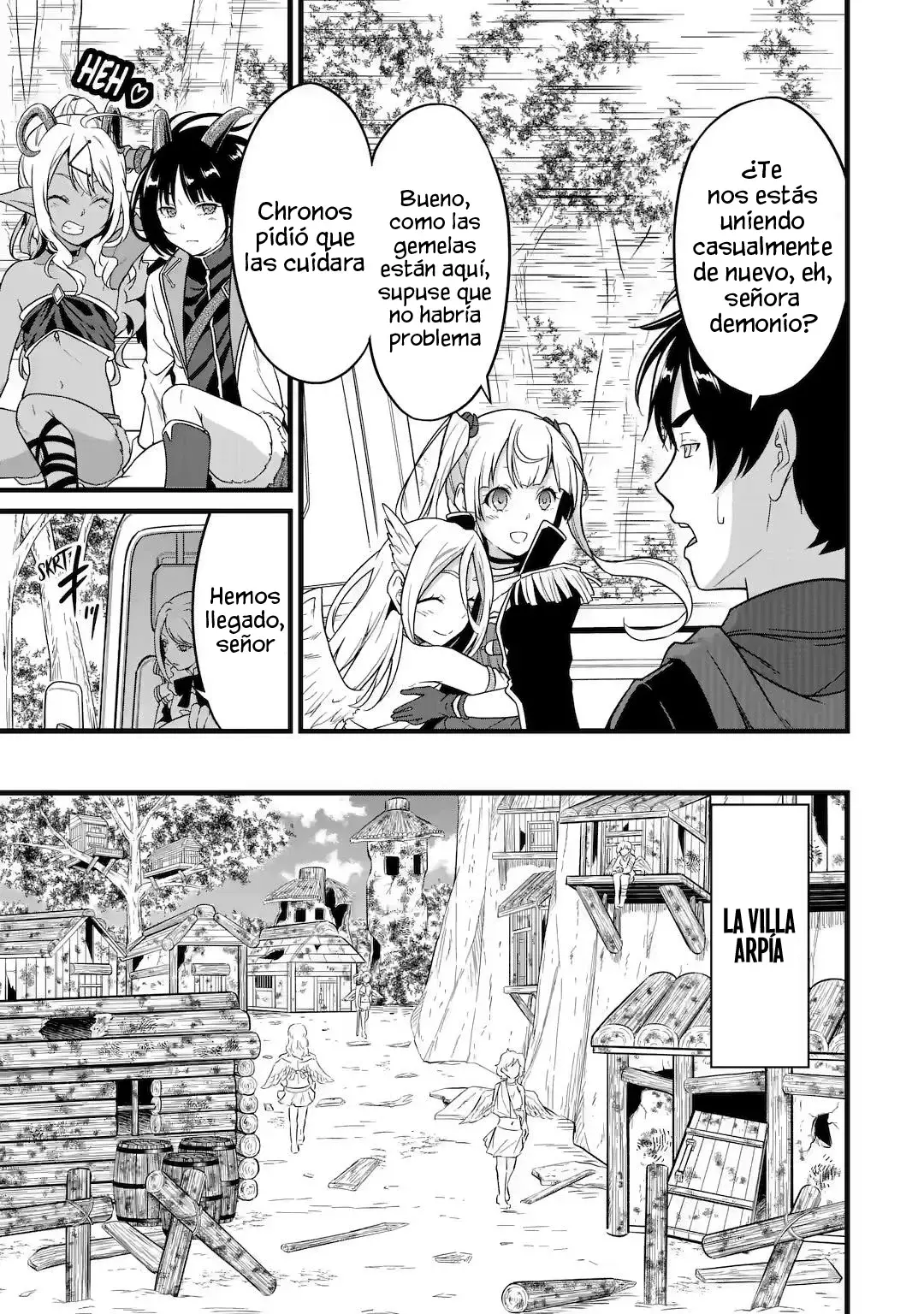 Yuru Fuwa Noka No Moji Bake Skill Capitulo 25.3: Ángeles y el rey demonio de los caramelos baratos Parte 3 página 4