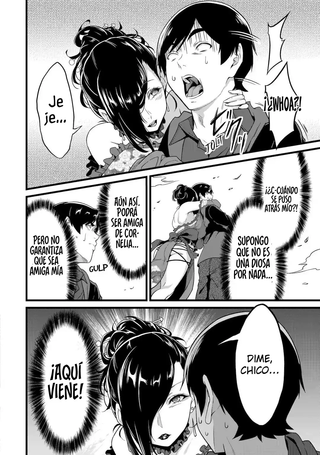 Yuru Fuwa Noka No Moji Bake Skill Capitulo 25.4: Ángeles y el rey demonio de los caramelos baratos Parte 4 página 6