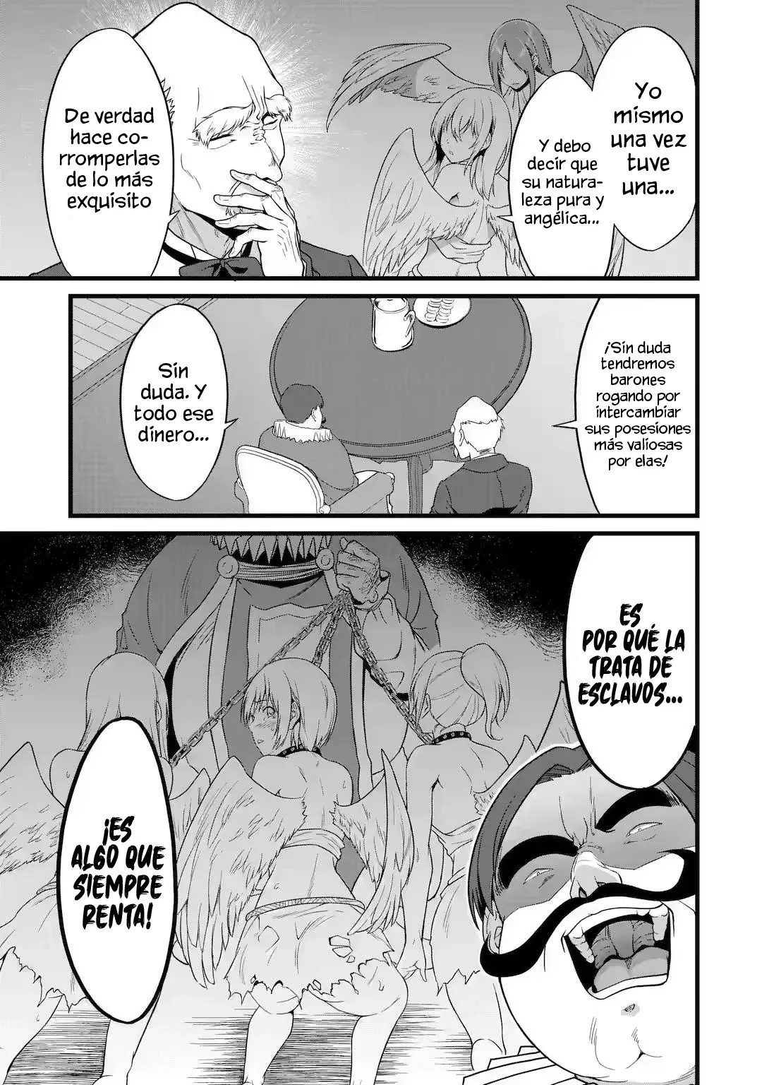 Yuru Fuwa Noka No Moji Bake Skill Capitulo 26.1: El señor cazador de esclavos y un sugar daddy Parte 1 página 11