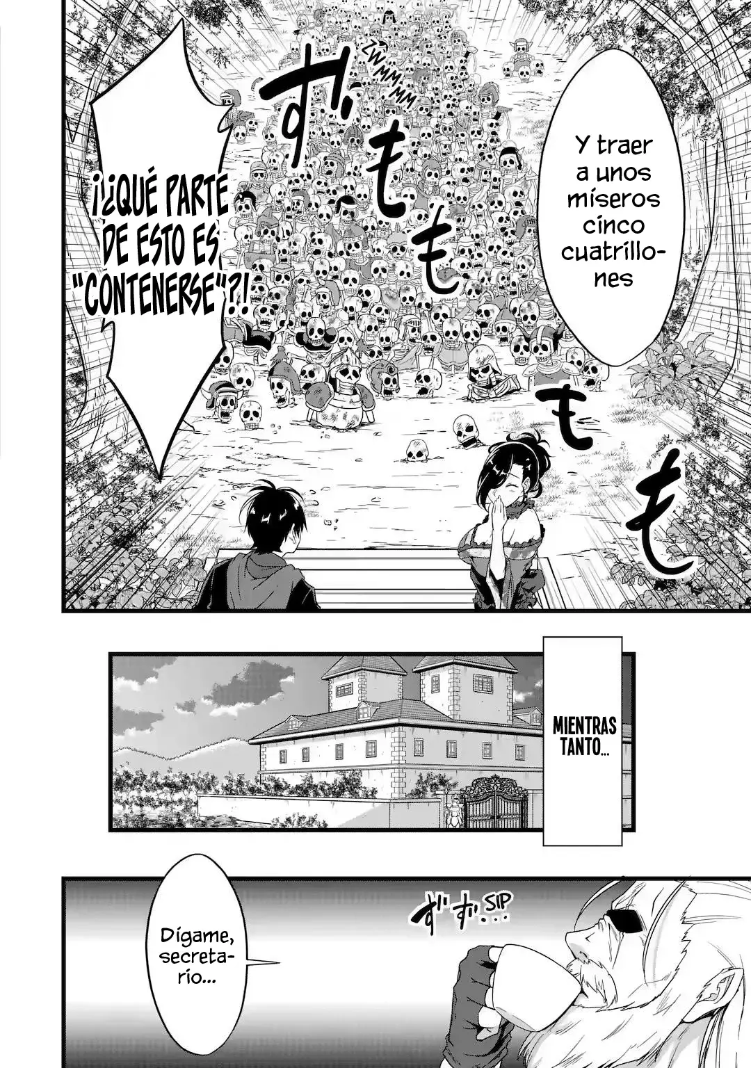 Yuru Fuwa Noka No Moji Bake Skill Capitulo 26.1: El señor cazador de esclavos y un sugar daddy Parte 1 página 6