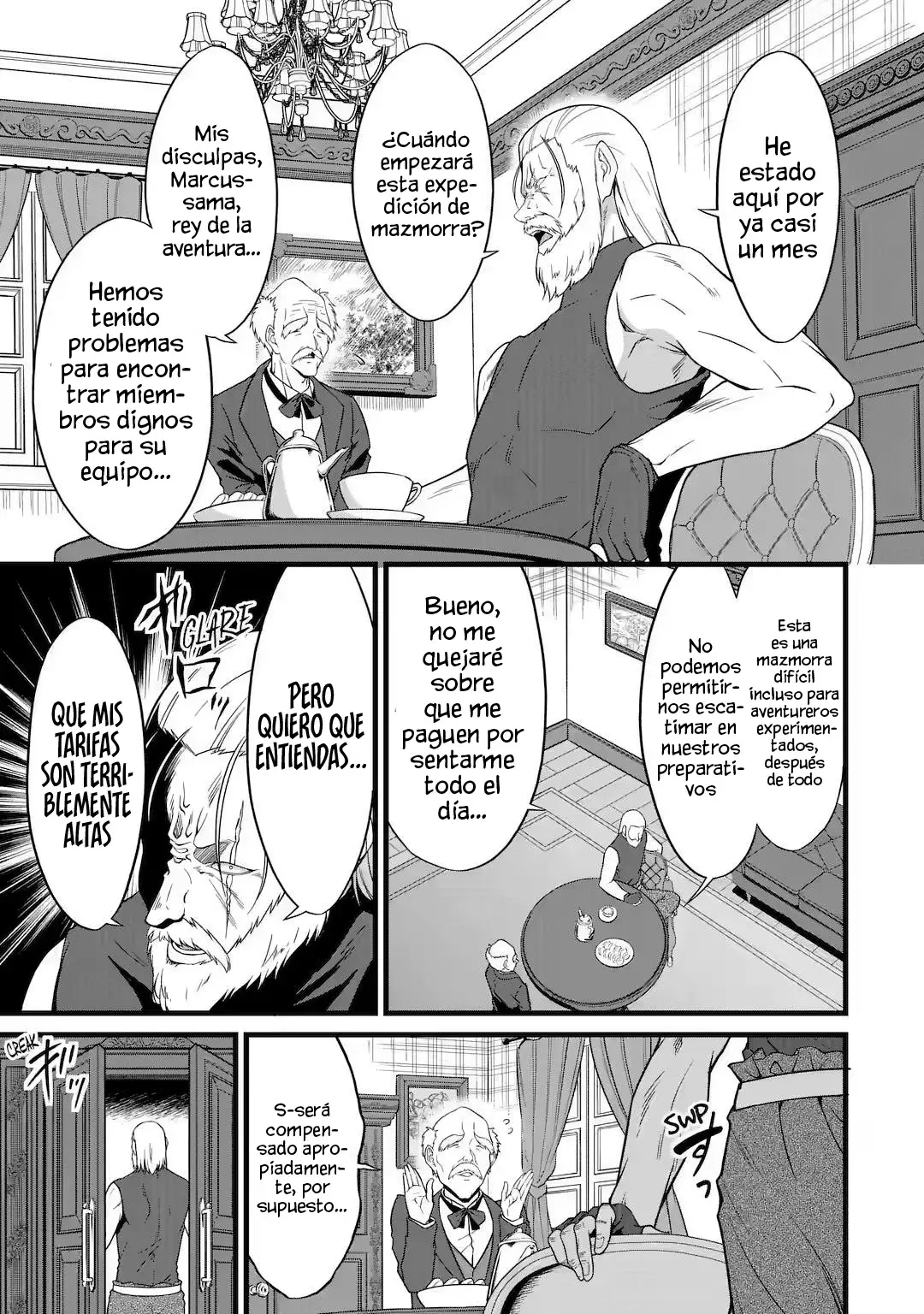 Yuru Fuwa Noka No Moji Bake Skill Capitulo 26.1: El señor cazador de esclavos y un sugar daddy Parte 1 página 7