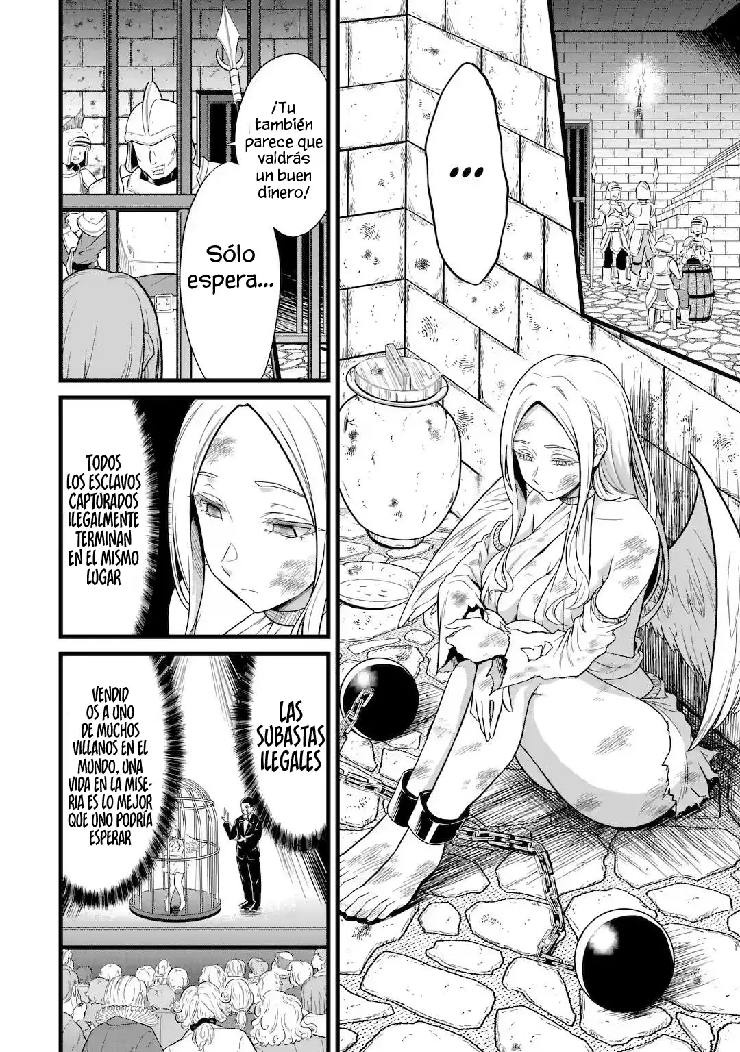 Yuru Fuwa Noka No Moji Bake Skill Capitulo 26.2: El señor cazador de esclavos y un sugar daddy Parte 2 página 10