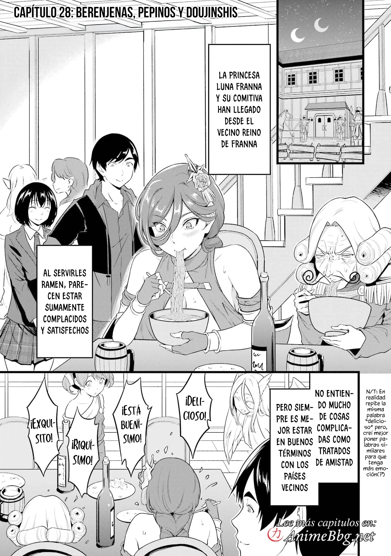 Yuru Fuwa Noka No Moji Bake Skill Capitulo 28 página 2