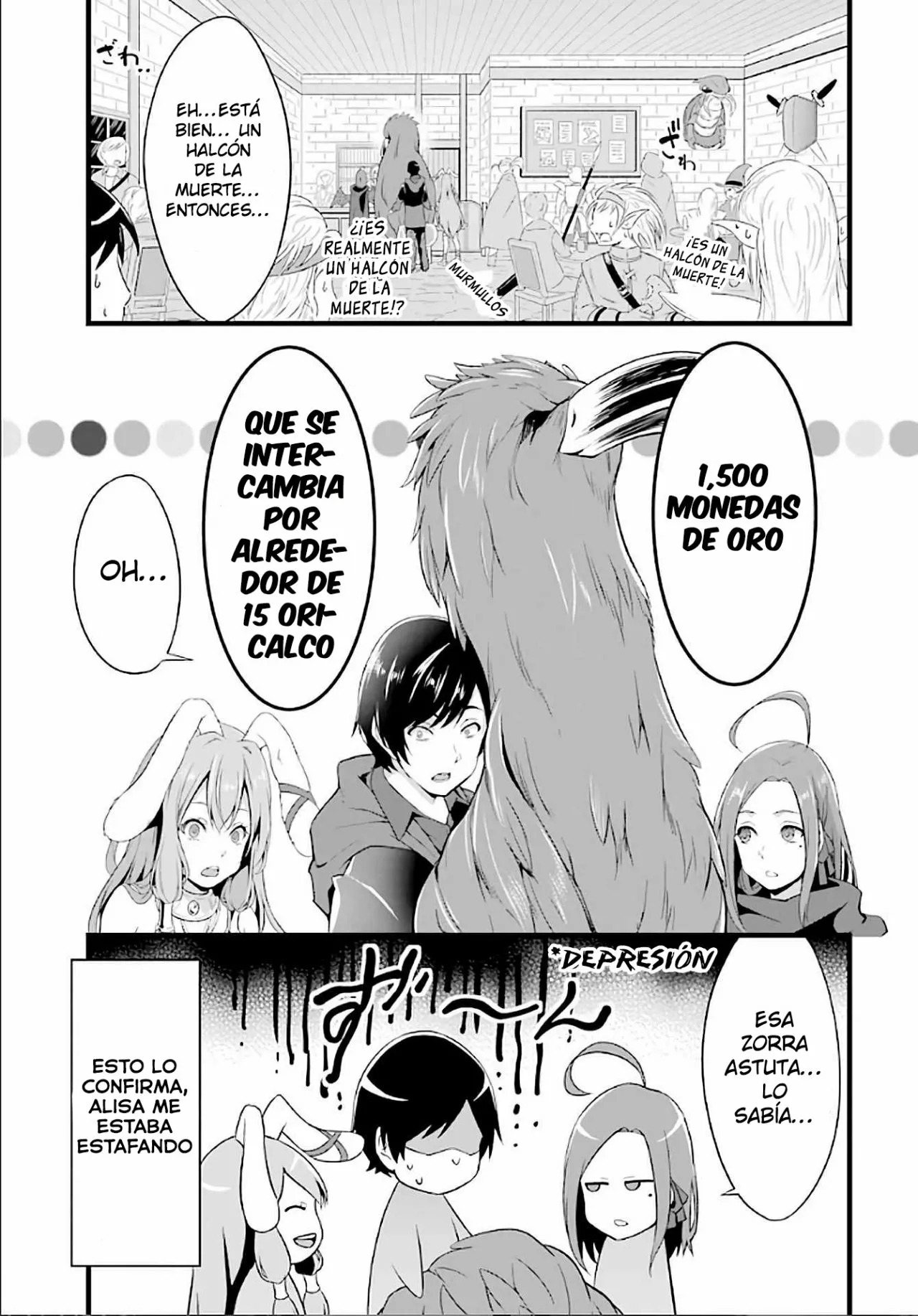 Yuru Fuwa Noka No Moji Bake Skill Capitulo 4: Succubo y el gremio de aventureros página 40