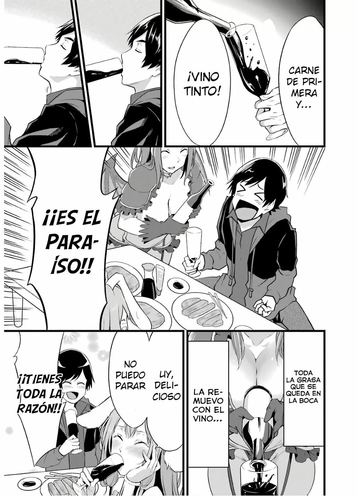 Yuru Fuwa Noka No Moji Bake Skill Capitulo 5: Carne de dragón y el castigo de la zorra página 32