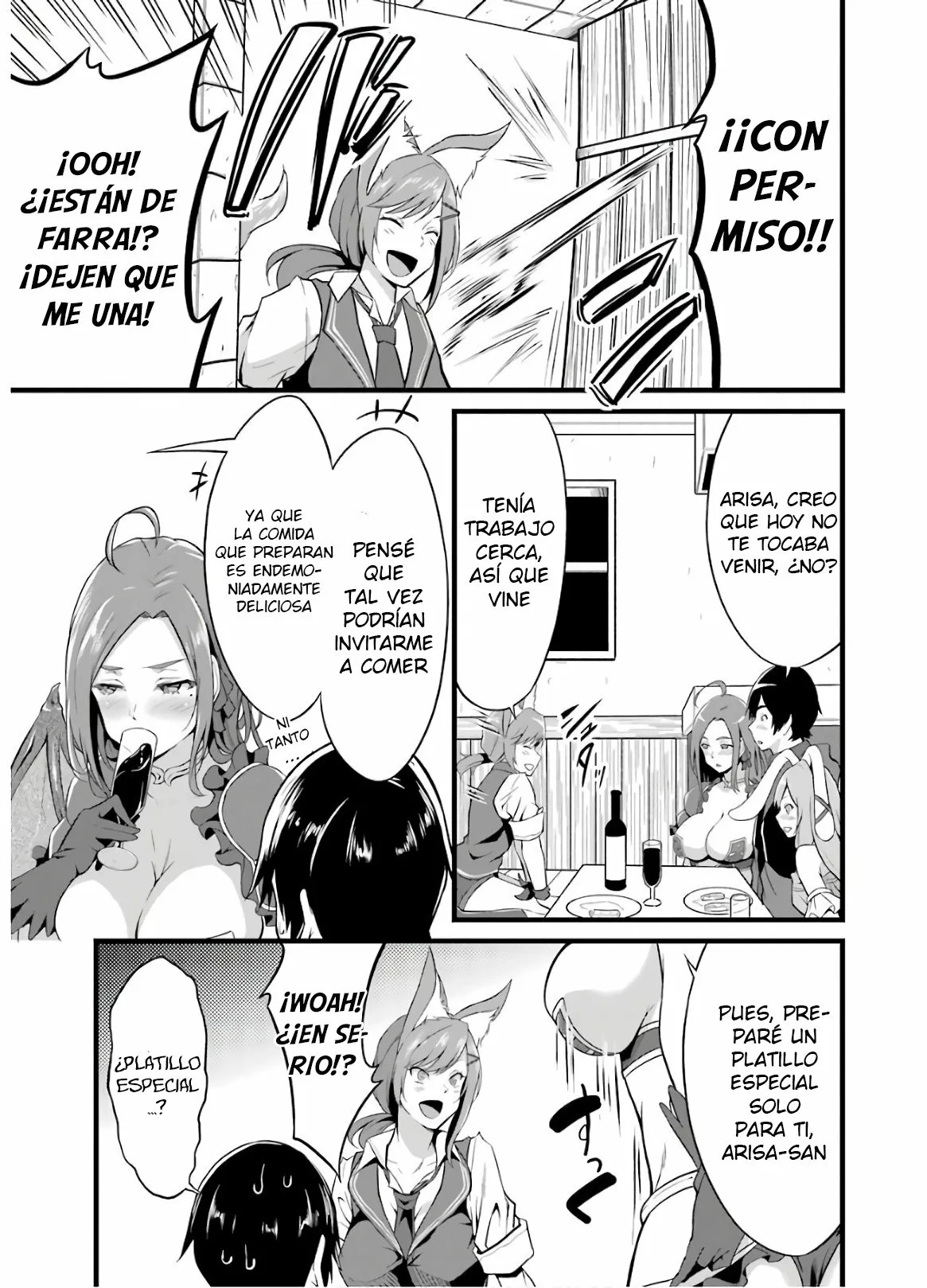 Yuru Fuwa Noka No Moji Bake Skill Capitulo 5: Carne de dragón y el castigo de la zorra página 34