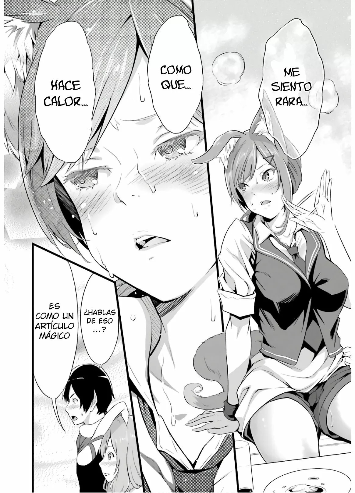 Yuru Fuwa Noka No Moji Bake Skill Capitulo 5: Carne de dragón y el castigo de la zorra página 37