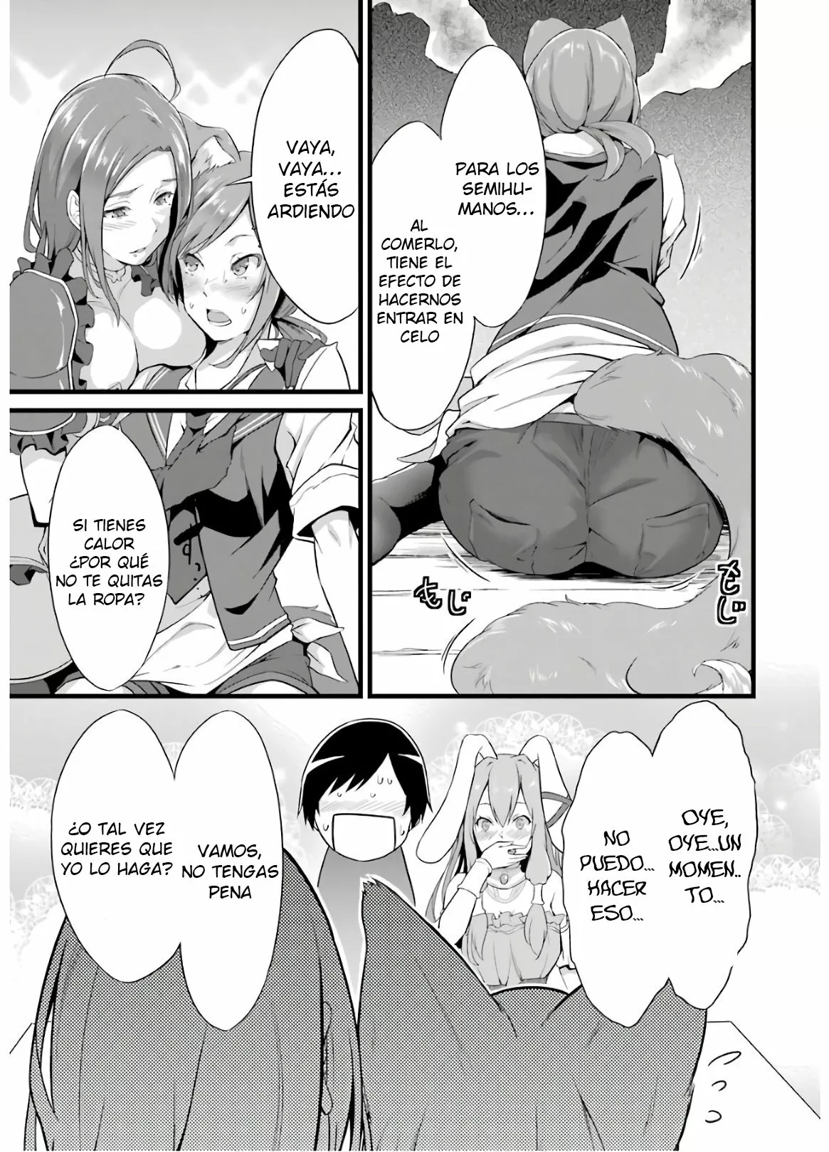Yuru Fuwa Noka No Moji Bake Skill Capitulo 5: Carne de dragón y el castigo de la zorra página 38