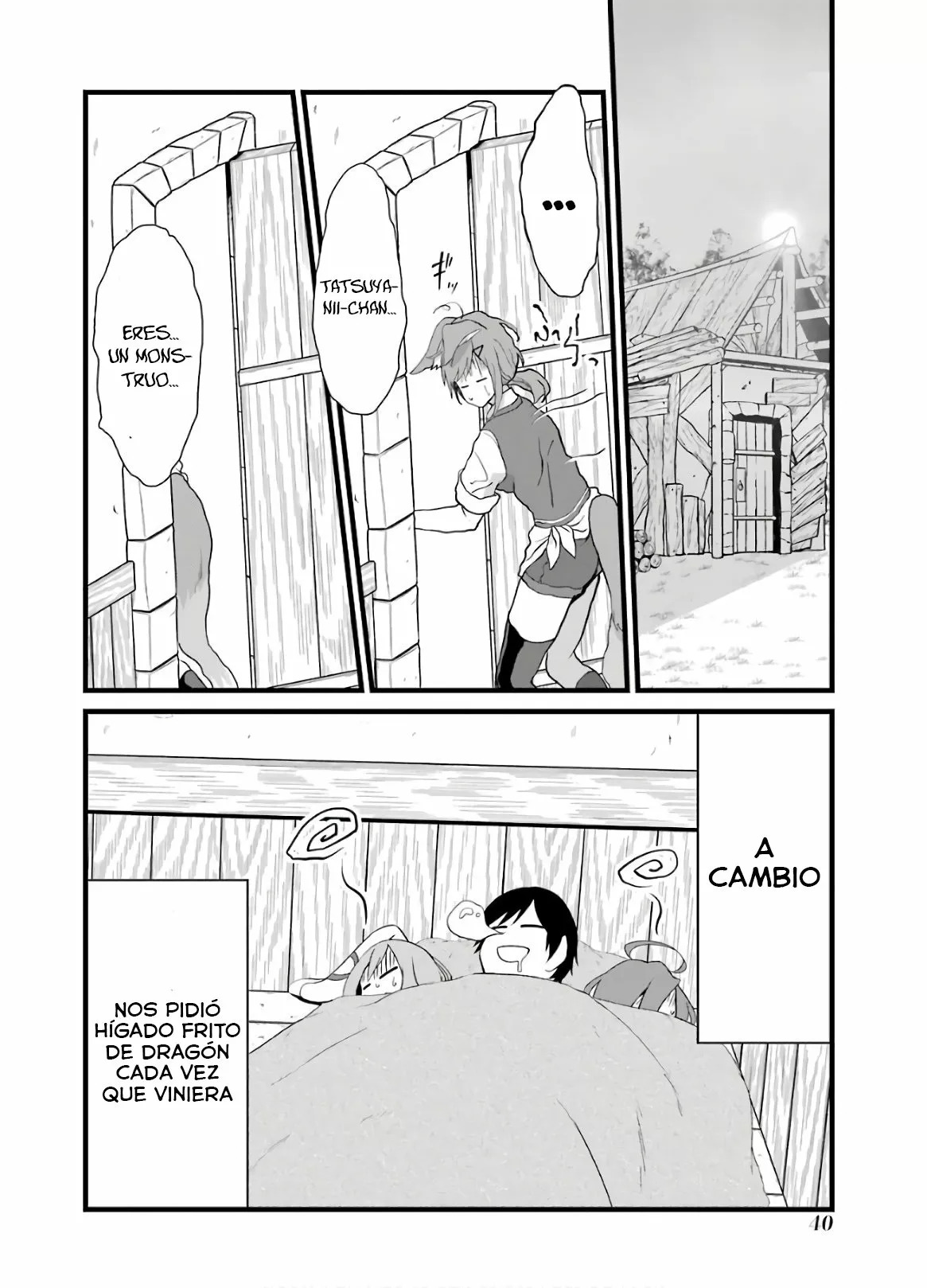 Yuru Fuwa Noka No Moji Bake Skill Capitulo 5: Carne de dragón y el castigo de la zorra página 43