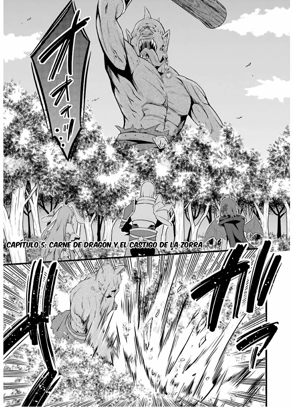 Yuru Fuwa Noka No Moji Bake Skill Capitulo 5: Carne de dragón y el castigo de la zorra página 6