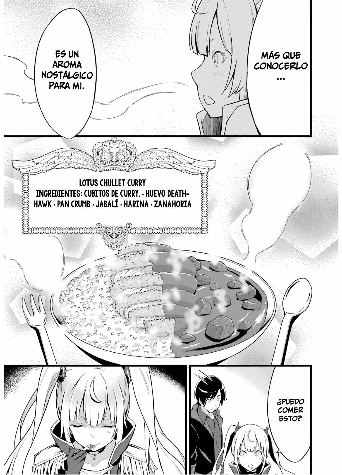 Yuru Fuwa Noka No Moji Bake Skill Capitulo 6: El demonio del curry página 18