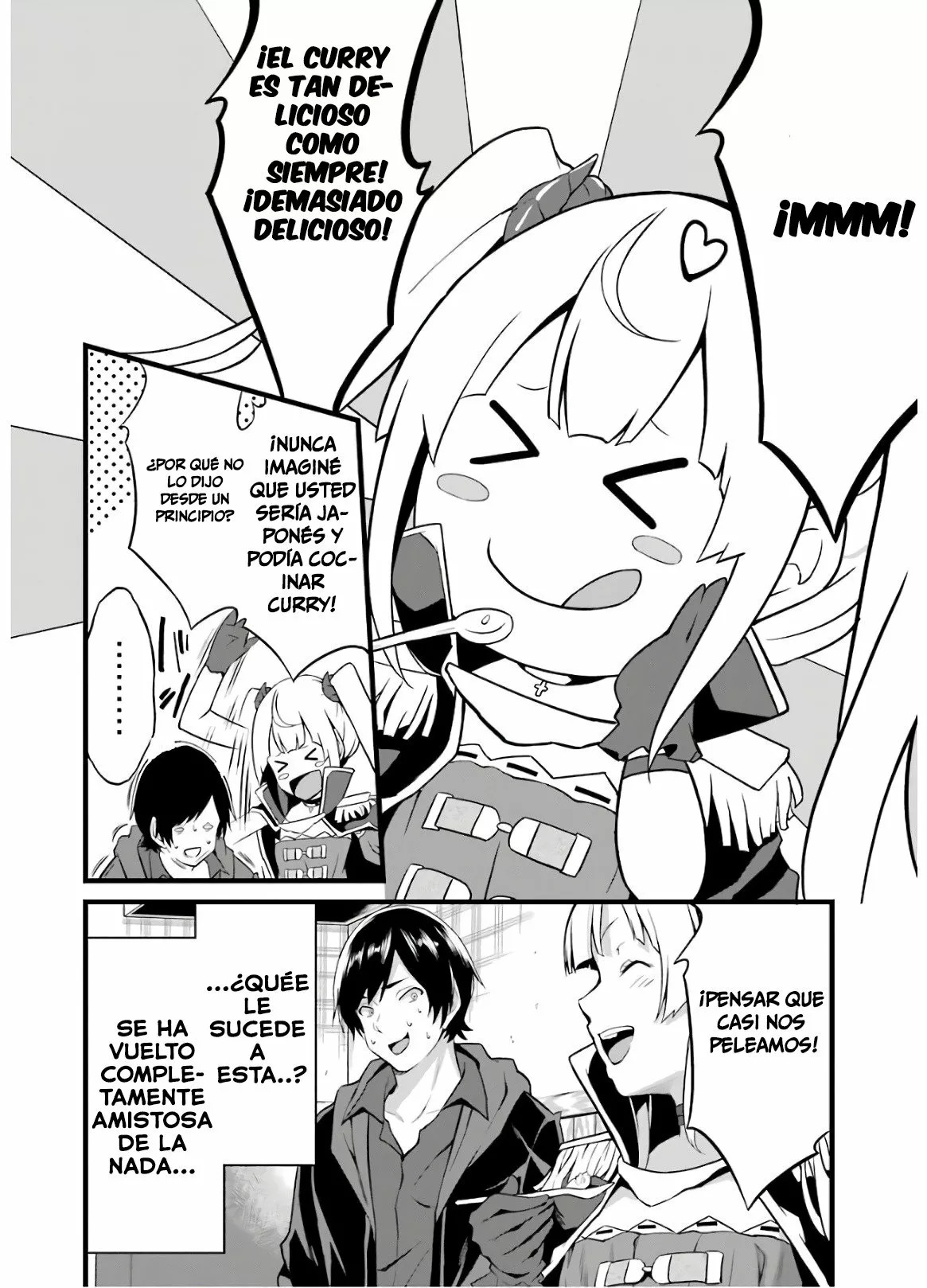 Yuru Fuwa Noka No Moji Bake Skill Capitulo 6: El demonio del curry página 19