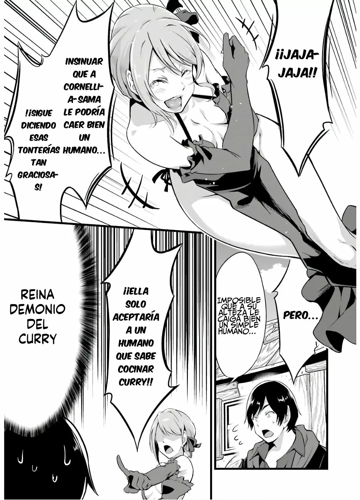 Yuru Fuwa Noka No Moji Bake Skill Capitulo 6: El demonio del curry página 32