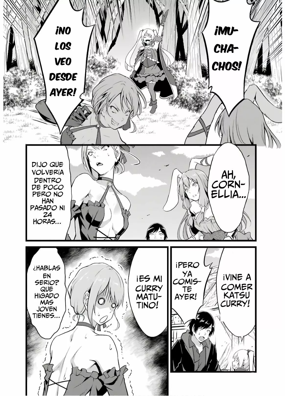 Yuru Fuwa Noka No Moji Bake Skill Capitulo 6: El demonio del curry página 37